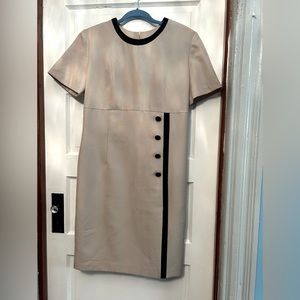 Vintage Midi Dress with Button